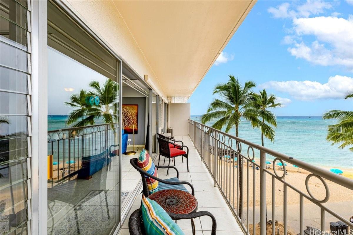 2161 Kalia Road, Unit 402 Honolulu, HI 96815 - Photo 3 of 25 a view of balcony with furniture