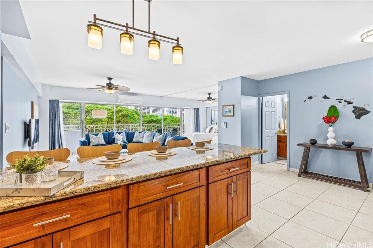 2161 Kalia Road, Unit 402 Honolulu, HI 96815 - Photo 9 of 25 a kitchen with a sink and a window