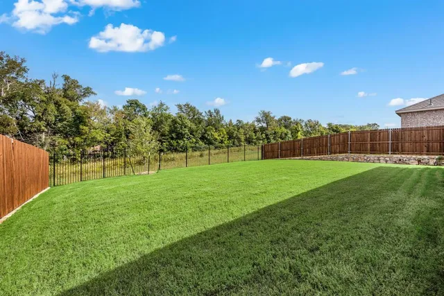 a view of a green field