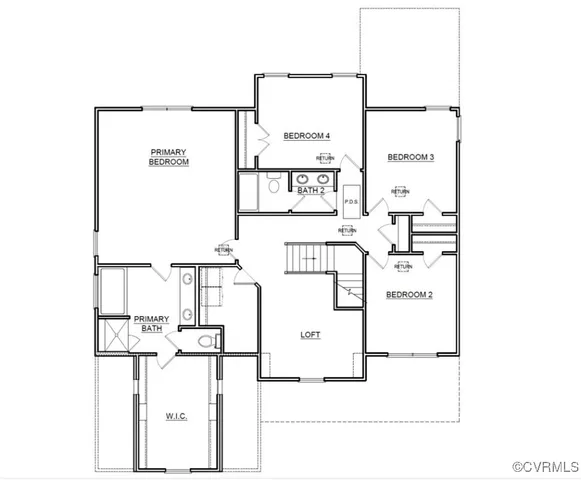 a picture of a floor plan