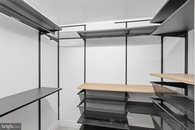 a reading room with wooden floor