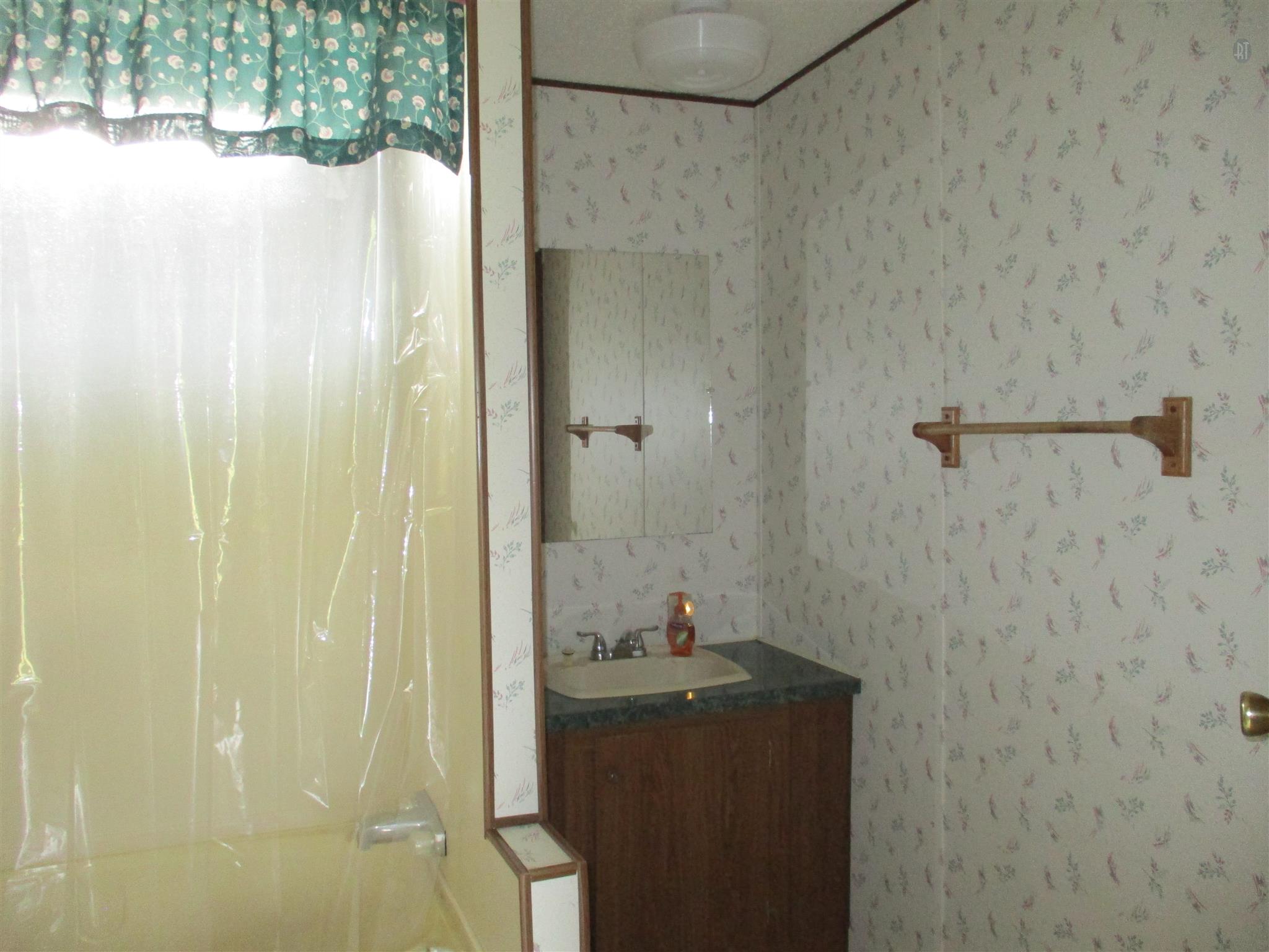 29 Owens Road Five Points, TN 38457 - Photo 26 of 26 a bathroom with a granite countertop shower and a sink