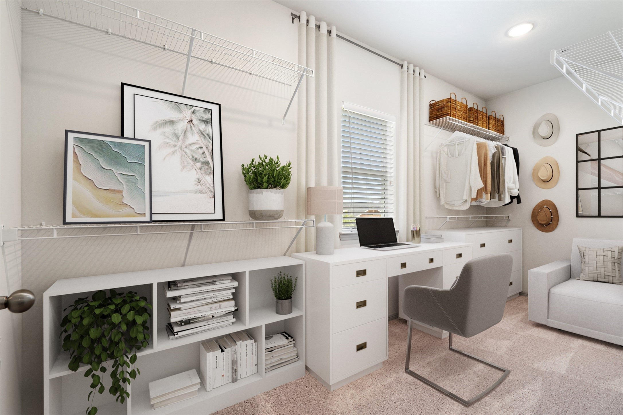 1101 Halsey Drive, Unit 818 Leander, TX 78641 - Photo 15 of 50 a living room with furniture and paintings on the wall