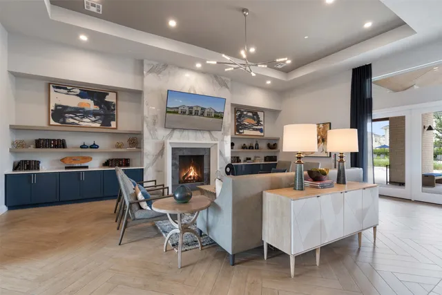 a view of a large building with a view of a building