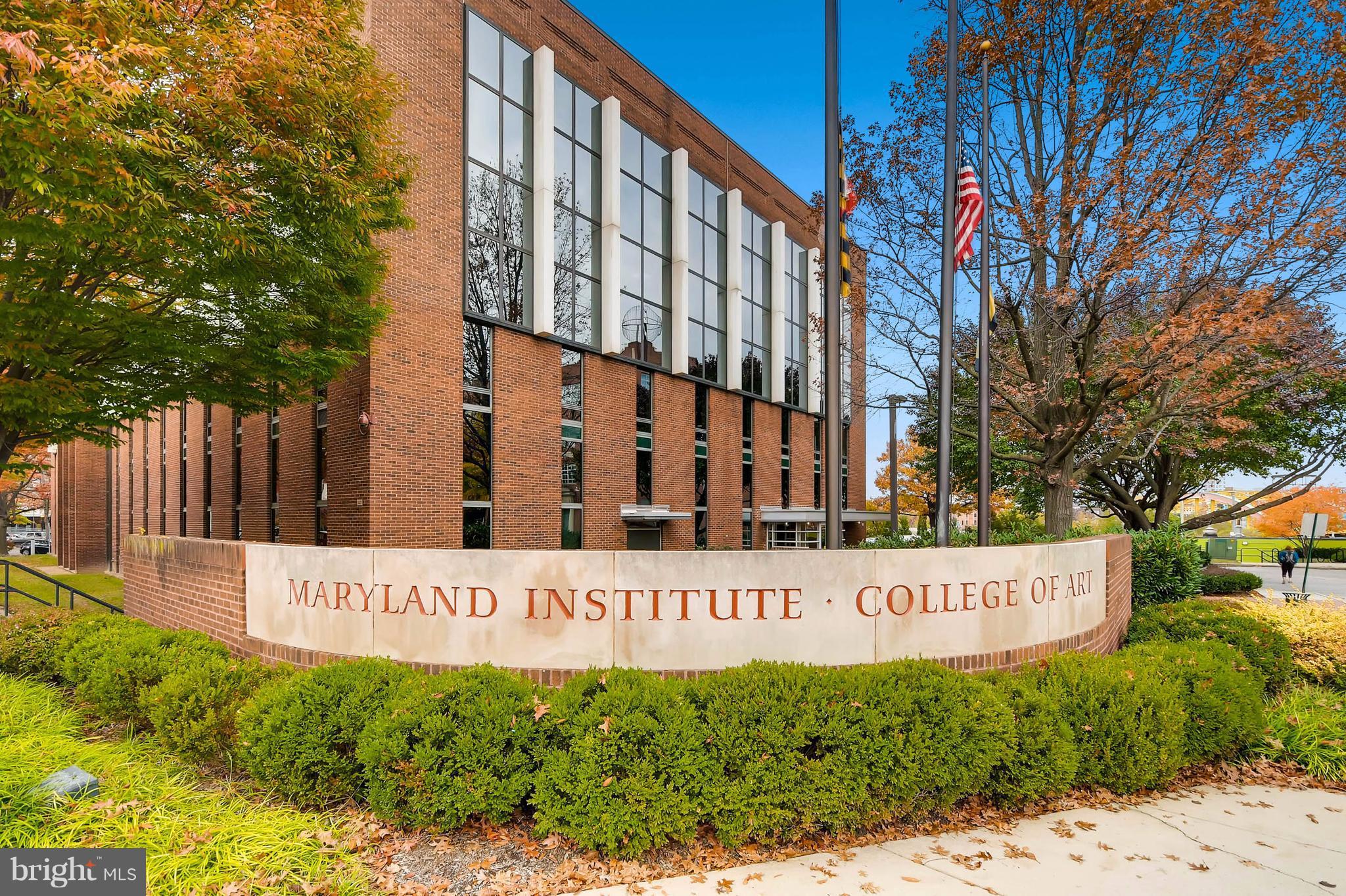 843 North Howard Street, Unit 2 Baltimore, MD 21201 - Photo 12 of 16 a sign on the side of a building