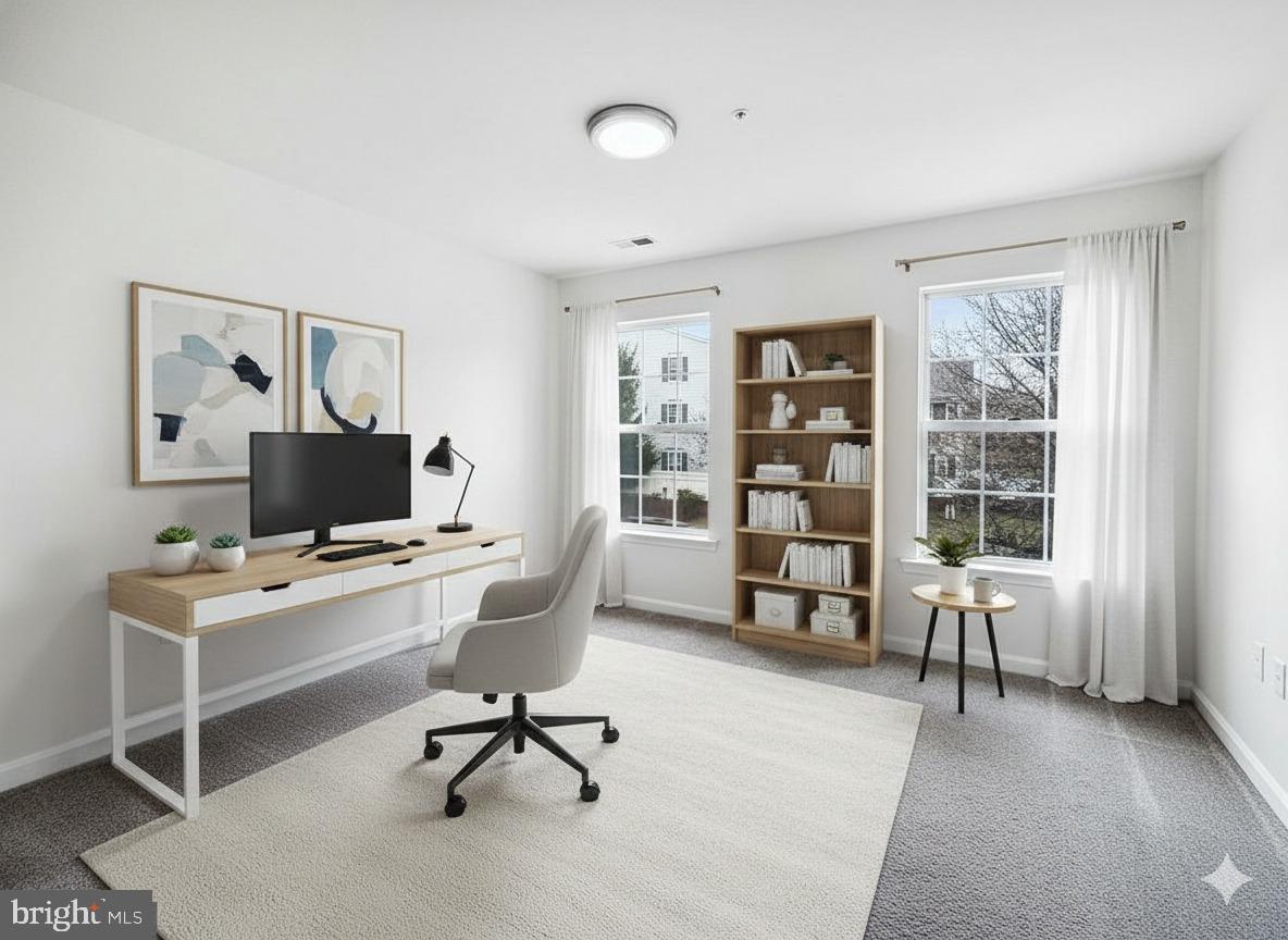 102 Crossbill Way Frederick, MD 21702 - Photo 9 of 16 a workspace with furniture window and wooden floor