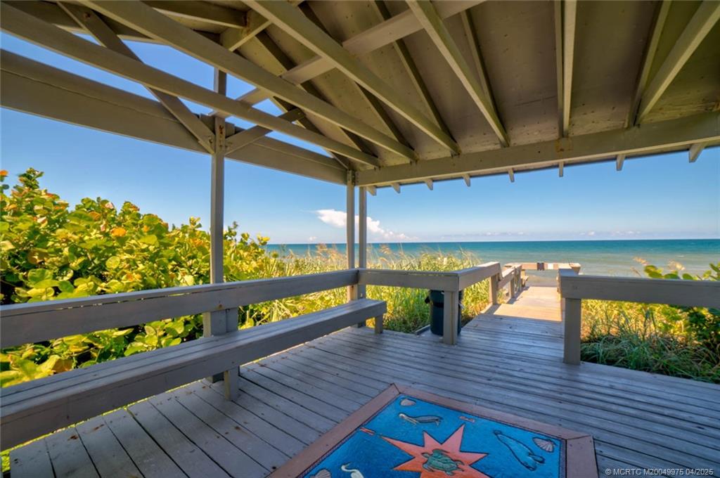 7380 South Ocean Drive, Unit 220 Jensen Beach, FL 34957 - Photo 28 of 33 a view of a balcony with an outdoor space