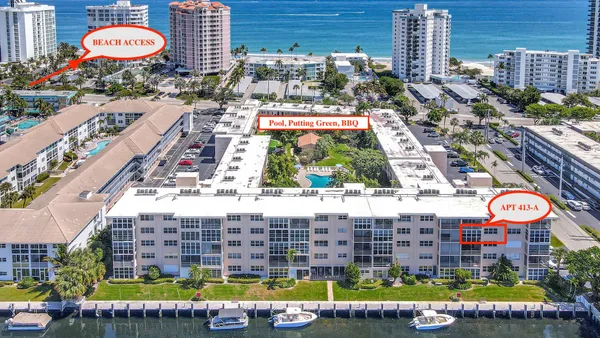 $345,000 | 1481 South Ocean Boulevard, Unit 413A, Pompano Beach, FL 33062