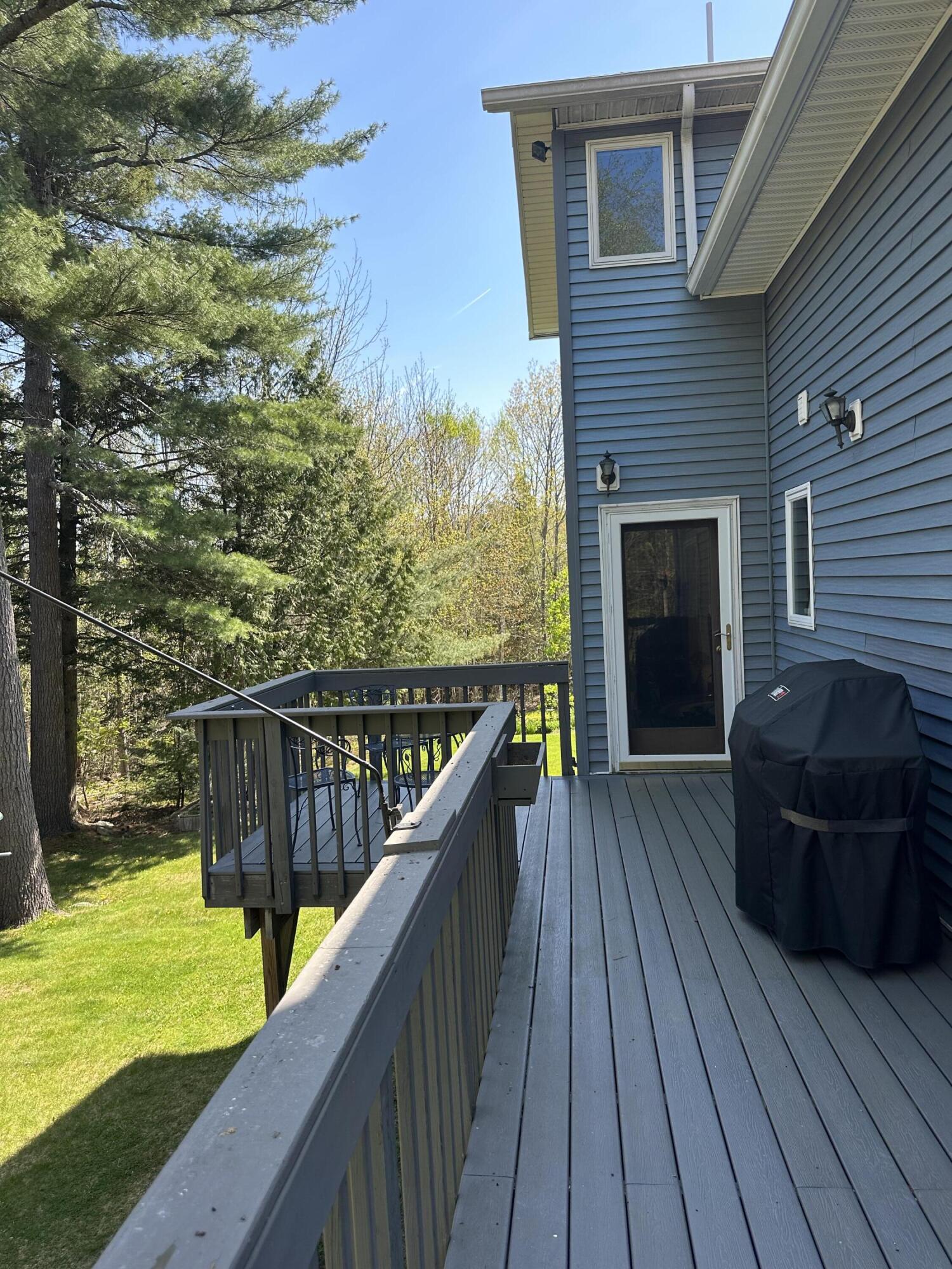 74 Garland Road Dixmont, ME 04932 - Photo 7 of 39 Rear deck