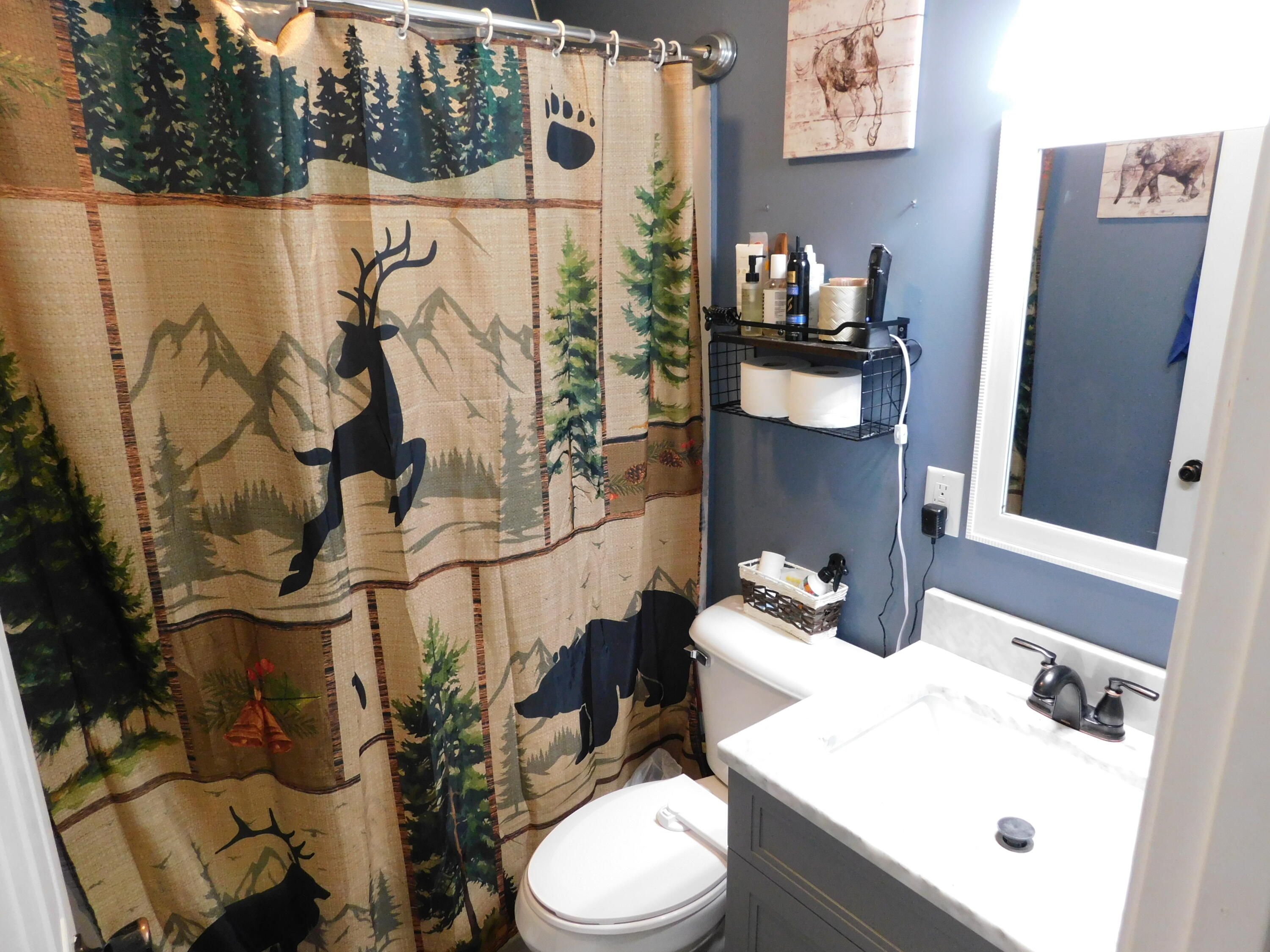 2347 Sloan Street Portage, IN 46368 - Photo 17 of 19 a bathroom with a sink toilet and mirror