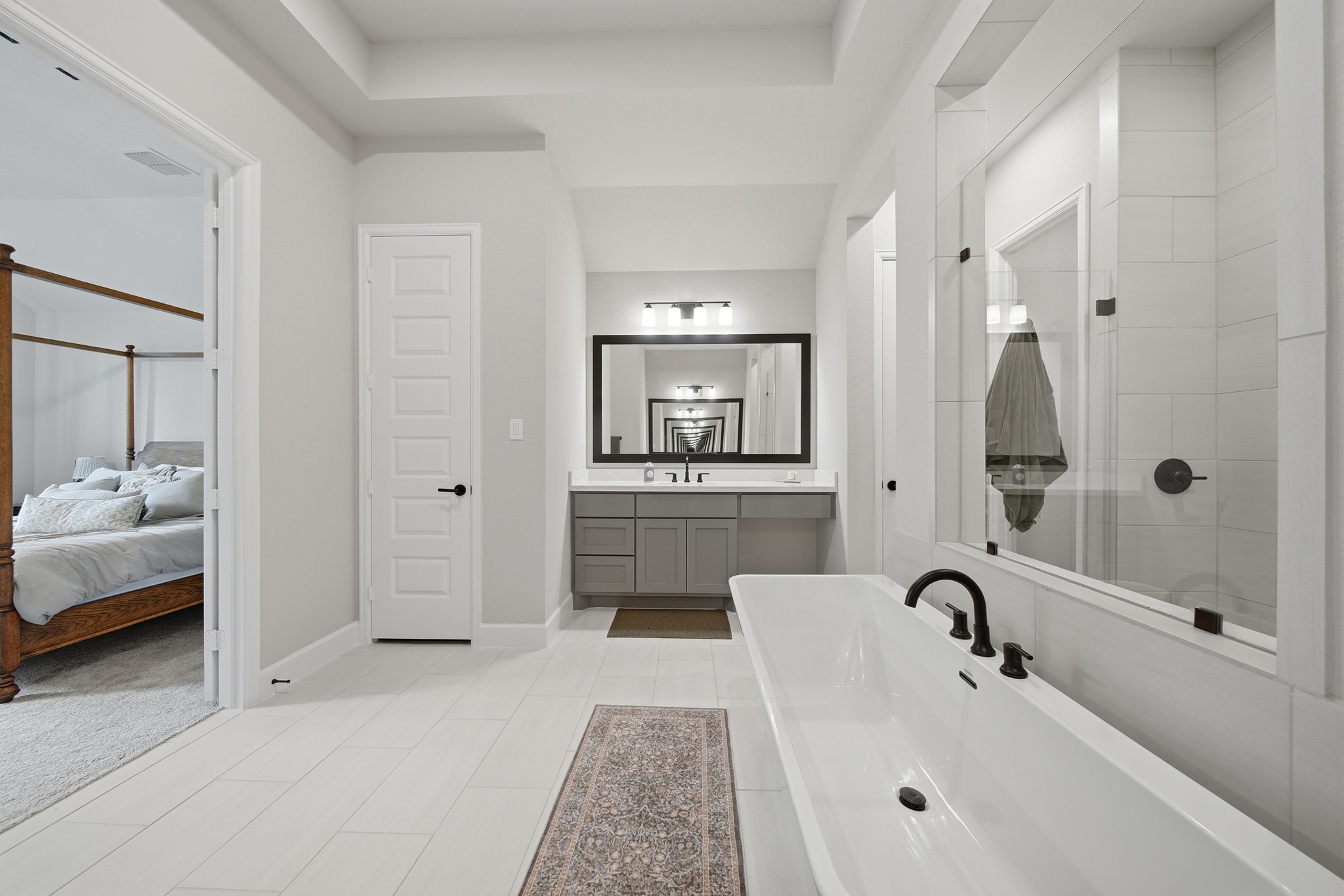 218 Wooded Rill Court Conroe, TX 77318 - Photo 29 of 50 All One Level Primary Bathroom