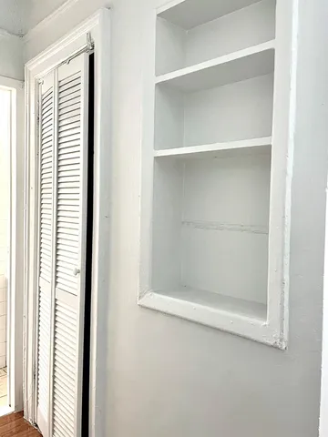 a small space with a window