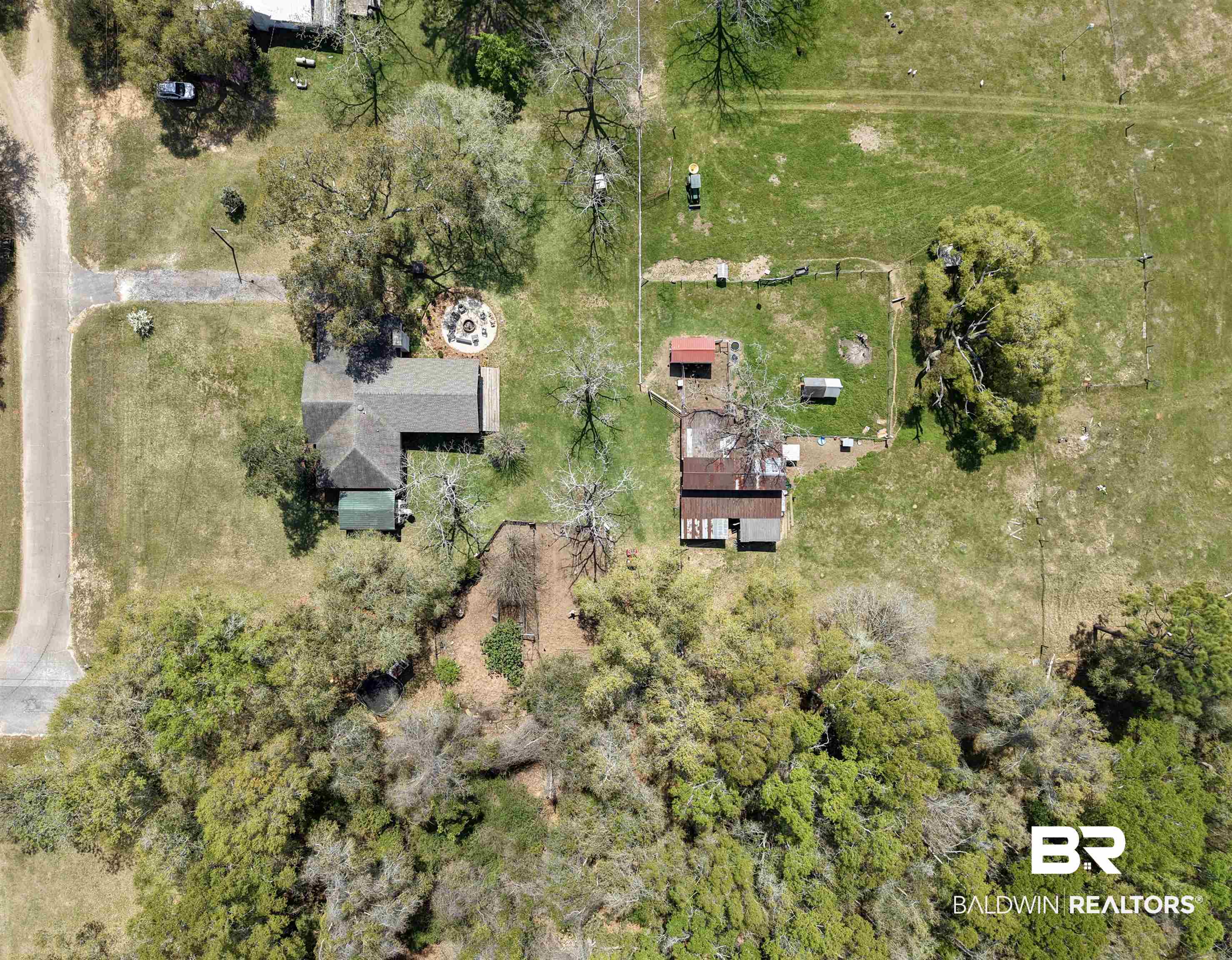 11100 Rhett McConnell Road Theodore, AL 36582 - Photo 39 of 47 Drone / aerial view