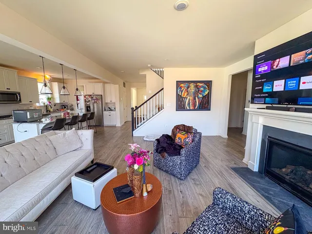 a aerial view of a house with swimming pool