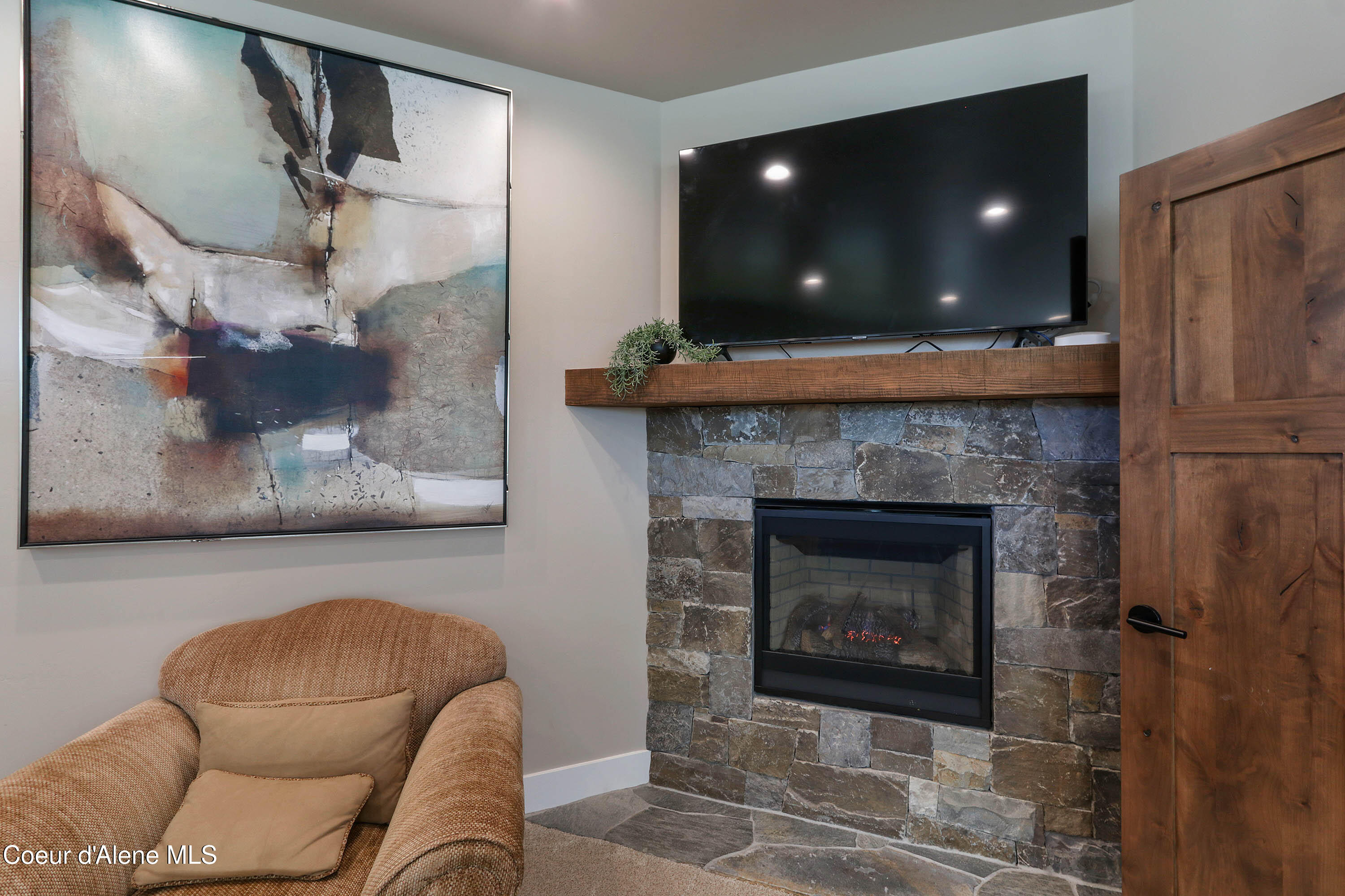 403 Slaveck Dover, ID 83825 - Photo 22 of 55 Master Fireplace