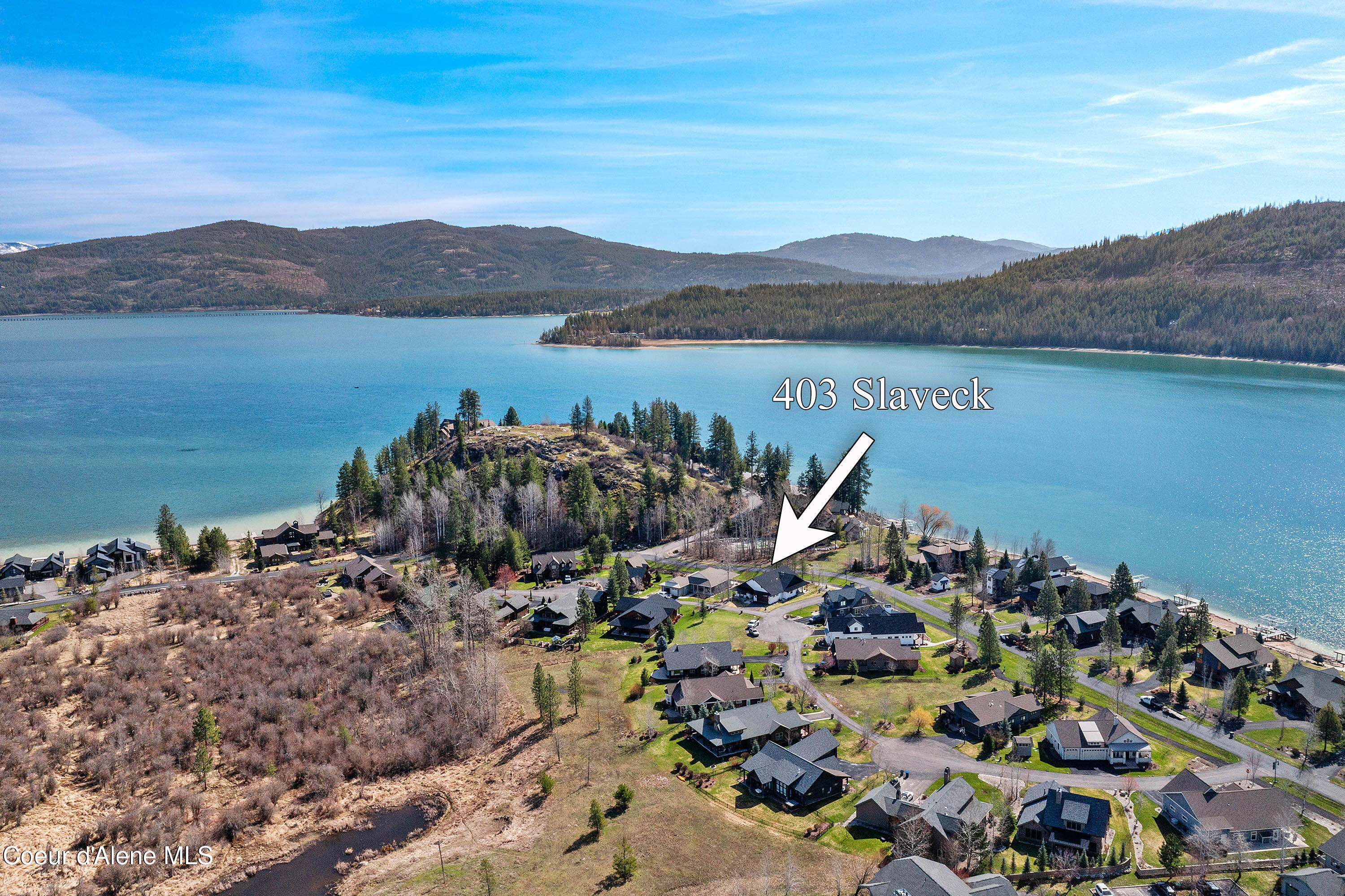 403 Slaveck Dover, ID 83825 - Photo 52 of 55 Aerial to Pend Oreille River