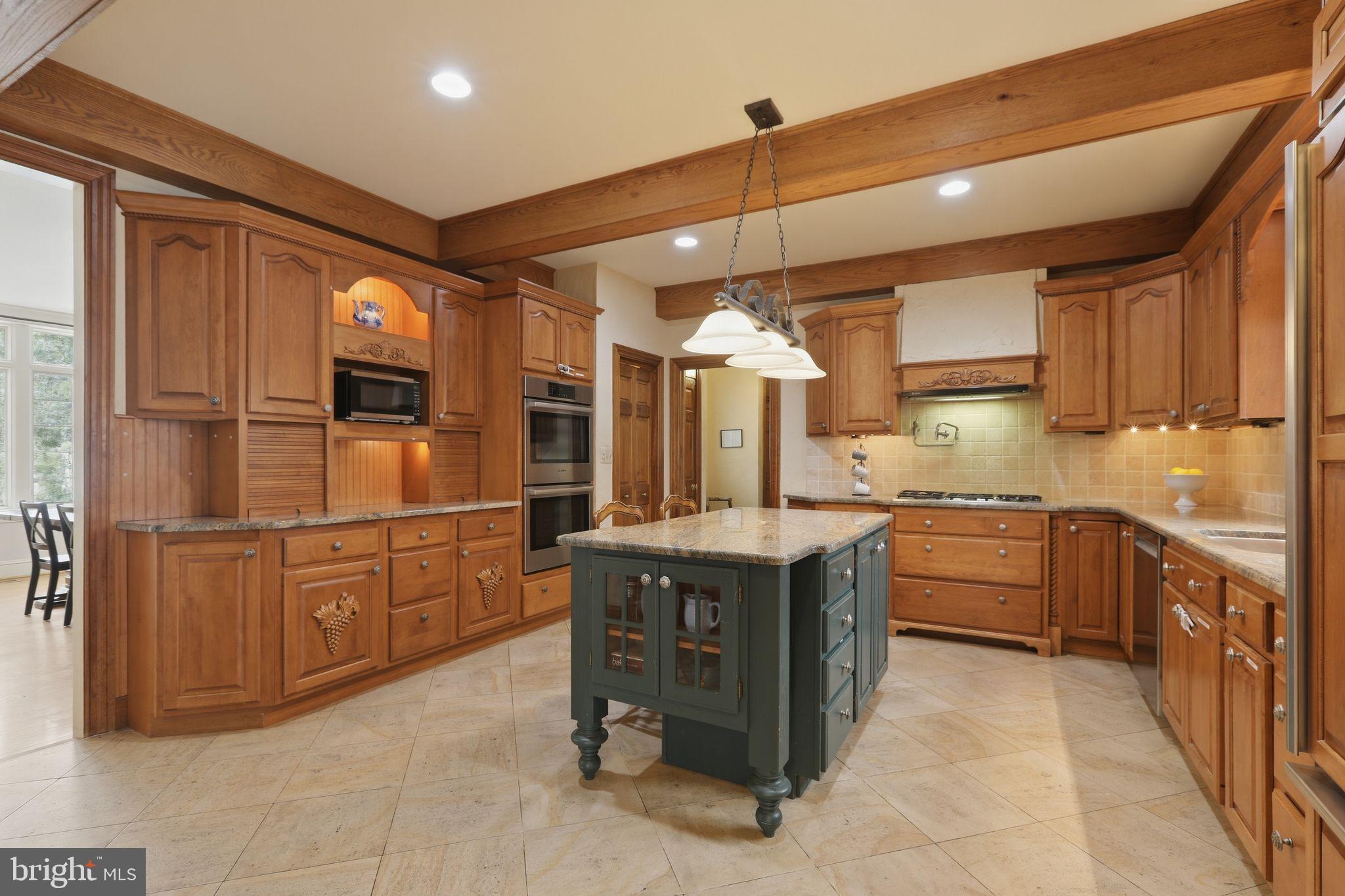 231 Hill Road Elverson, PA 19520 - Photo 14 of 60 a kitchen with stainless steel appliances granite countertop a sink and cabinets