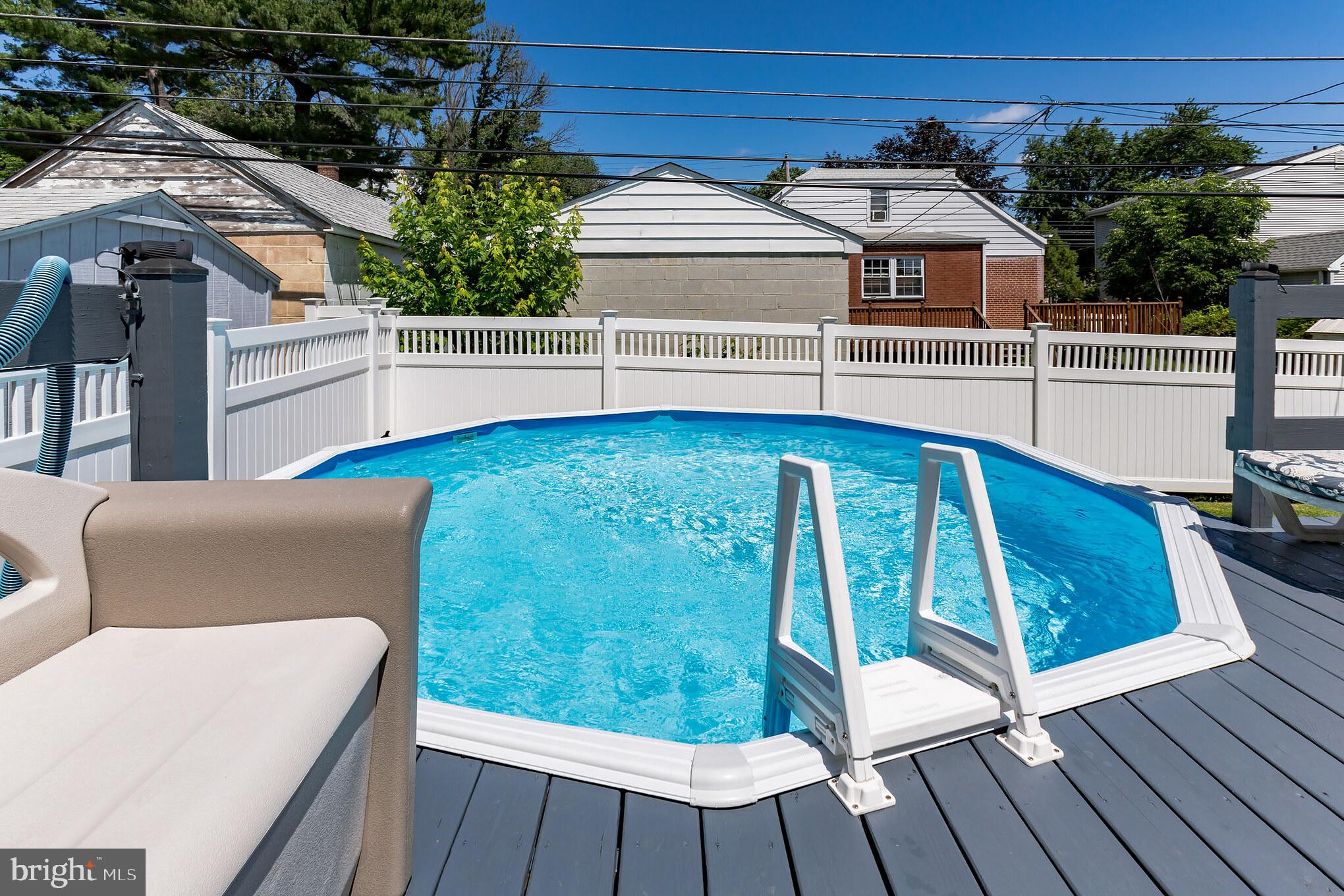 725 Thorndale Road Aldan, PA 19018 - Photo 6 of 30 Pool with deck