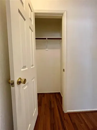 a view of a walk in closet