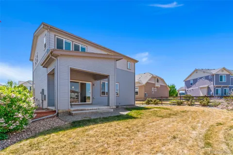 a view of a house with a patio