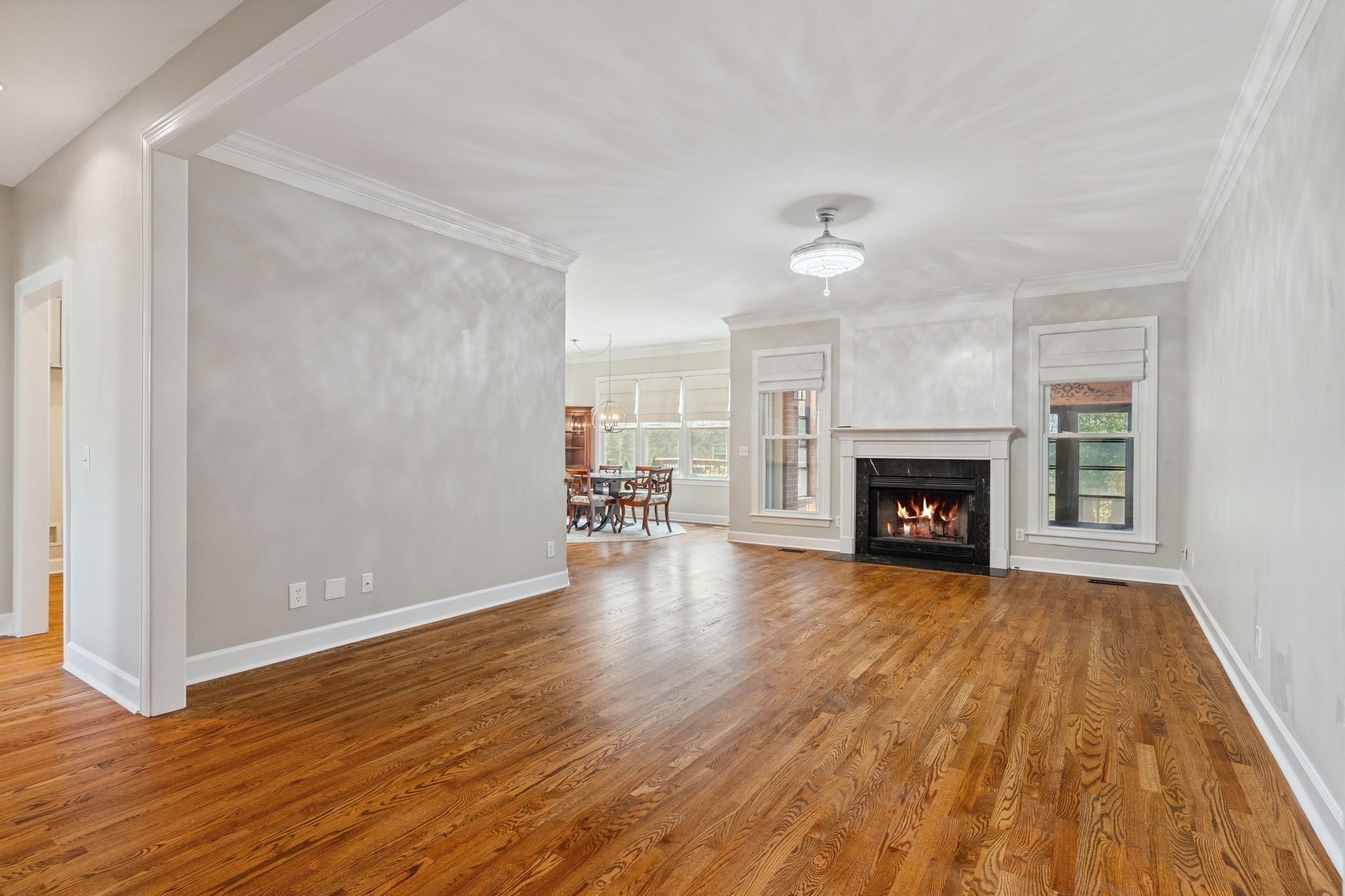 2105 Chels Way Old Hickory, TN 37138 - Photo 12 of 47 a view of empty room with wooden floor and fireplace
