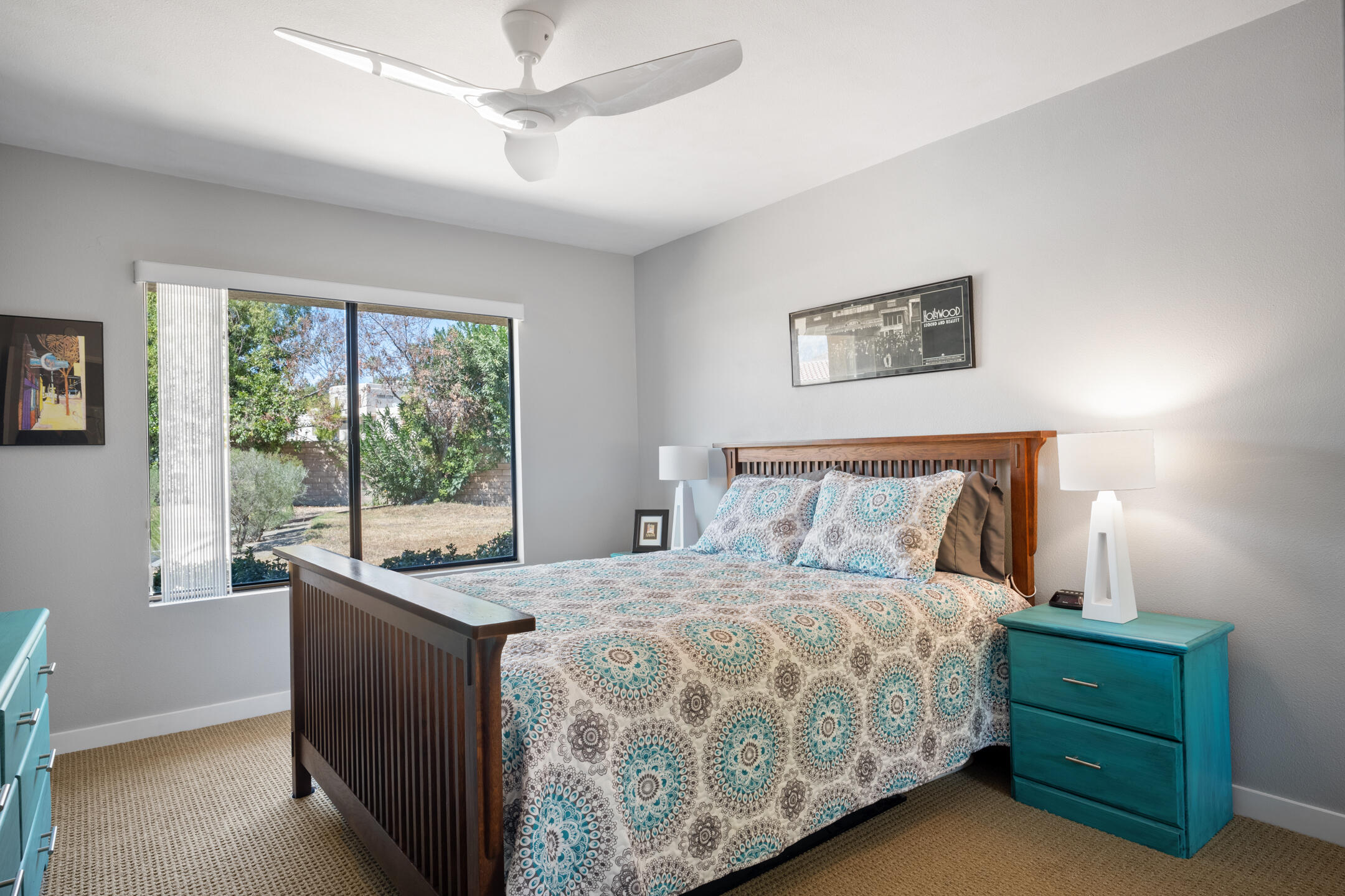 68640 Calle Mancha Cathedral City, CA 92234 - Photo 32 of 54 a bedroom with a bed and a window