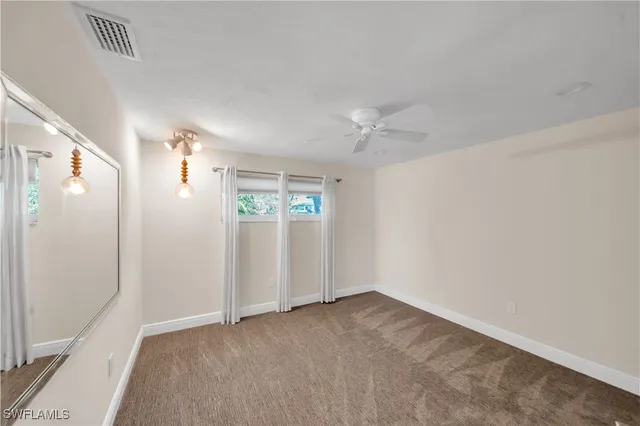 a view of an empty room