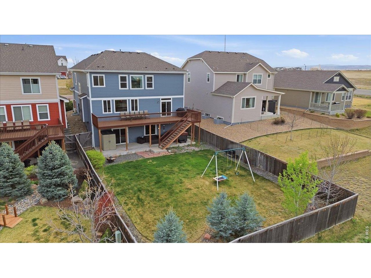 1148 Wagon Bend Road Berthoud, CO 80513 - Photo 41 of 50 a house view with a garden space