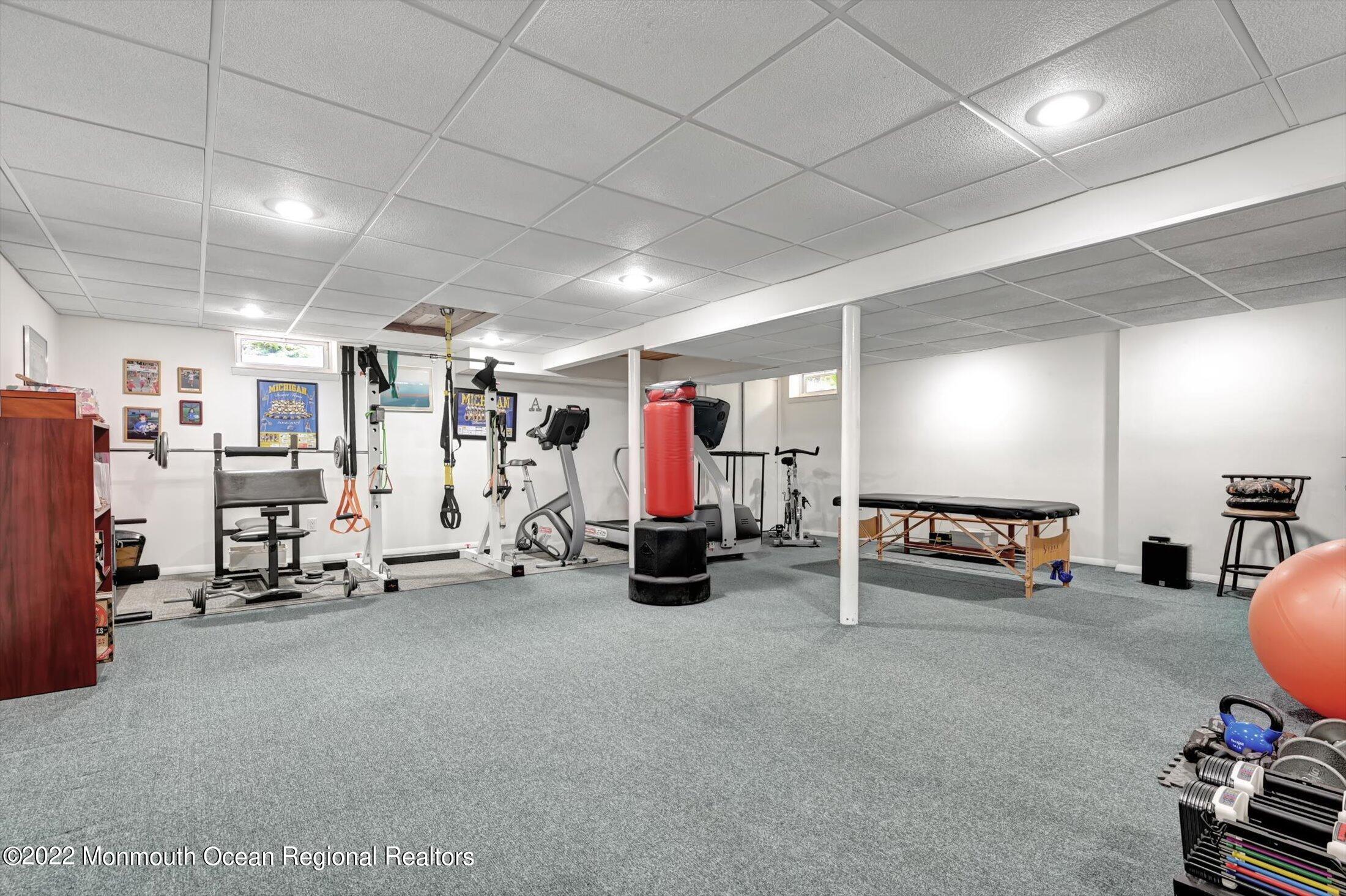 4 Sussex Road Morganville, NJ 07751 - Photo 31 of 55 a view of a room with gym equipment