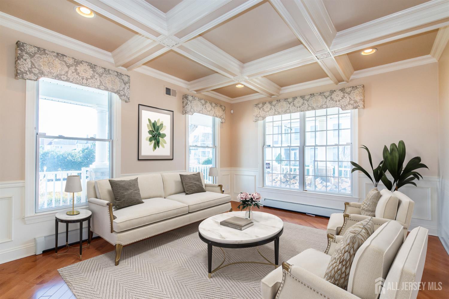 76 Raritan Reach Road South Amboy, NJ 08879 - Photo 34 of 48 a living room with furniture and a large window