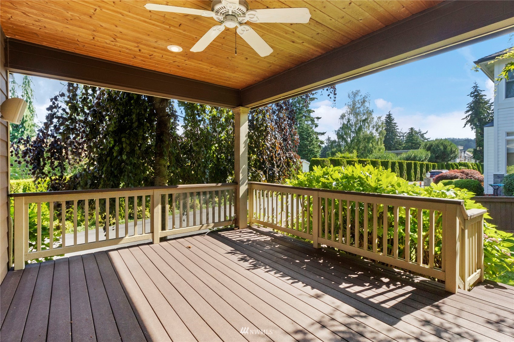 3904 Park Avenue North Renton, WA 98056 - Photo 36 of 40 a view of balcony with wooden floor