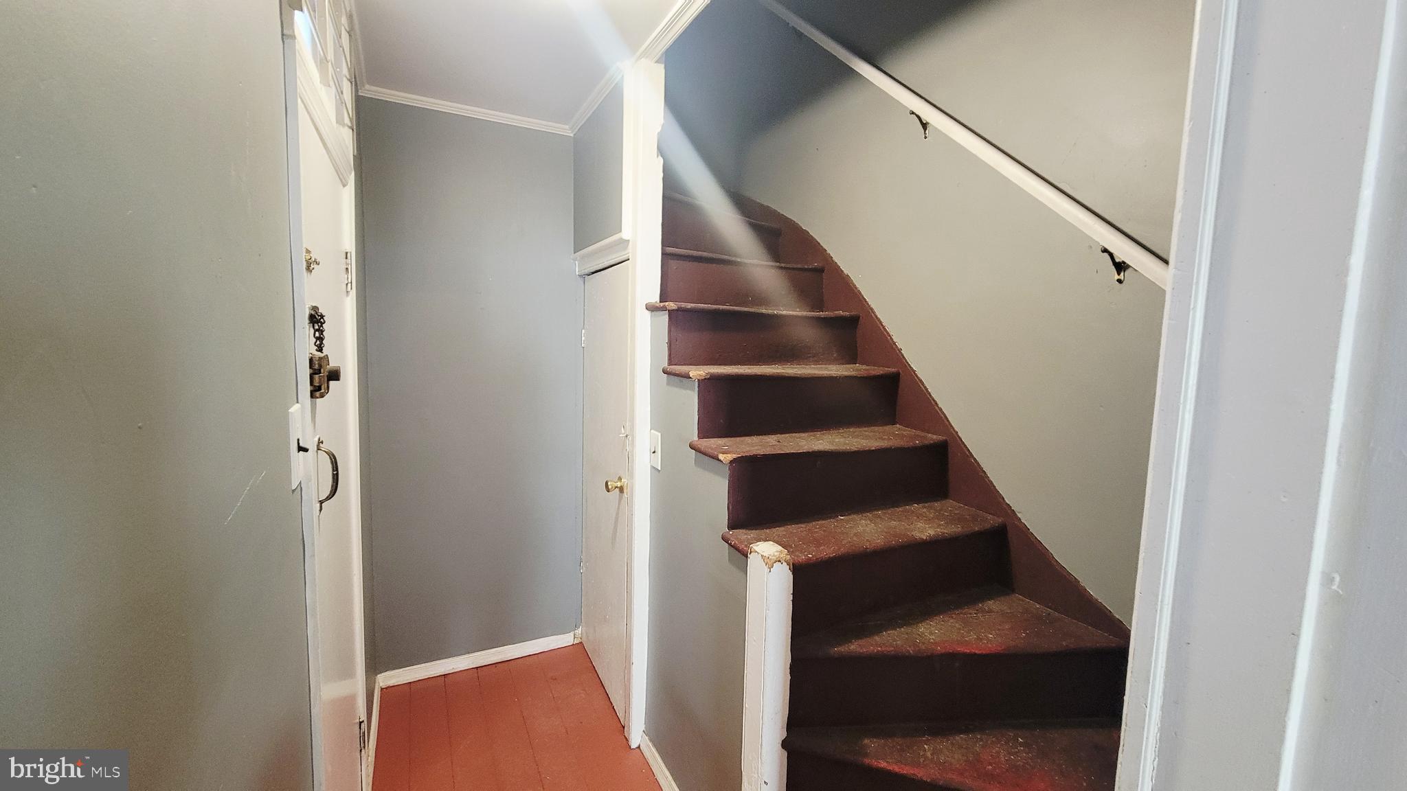 703 Tessier Street Baltimore, MD 21201 - Photo 9 of 19 Starts to 2nd level, back exterior & basement door