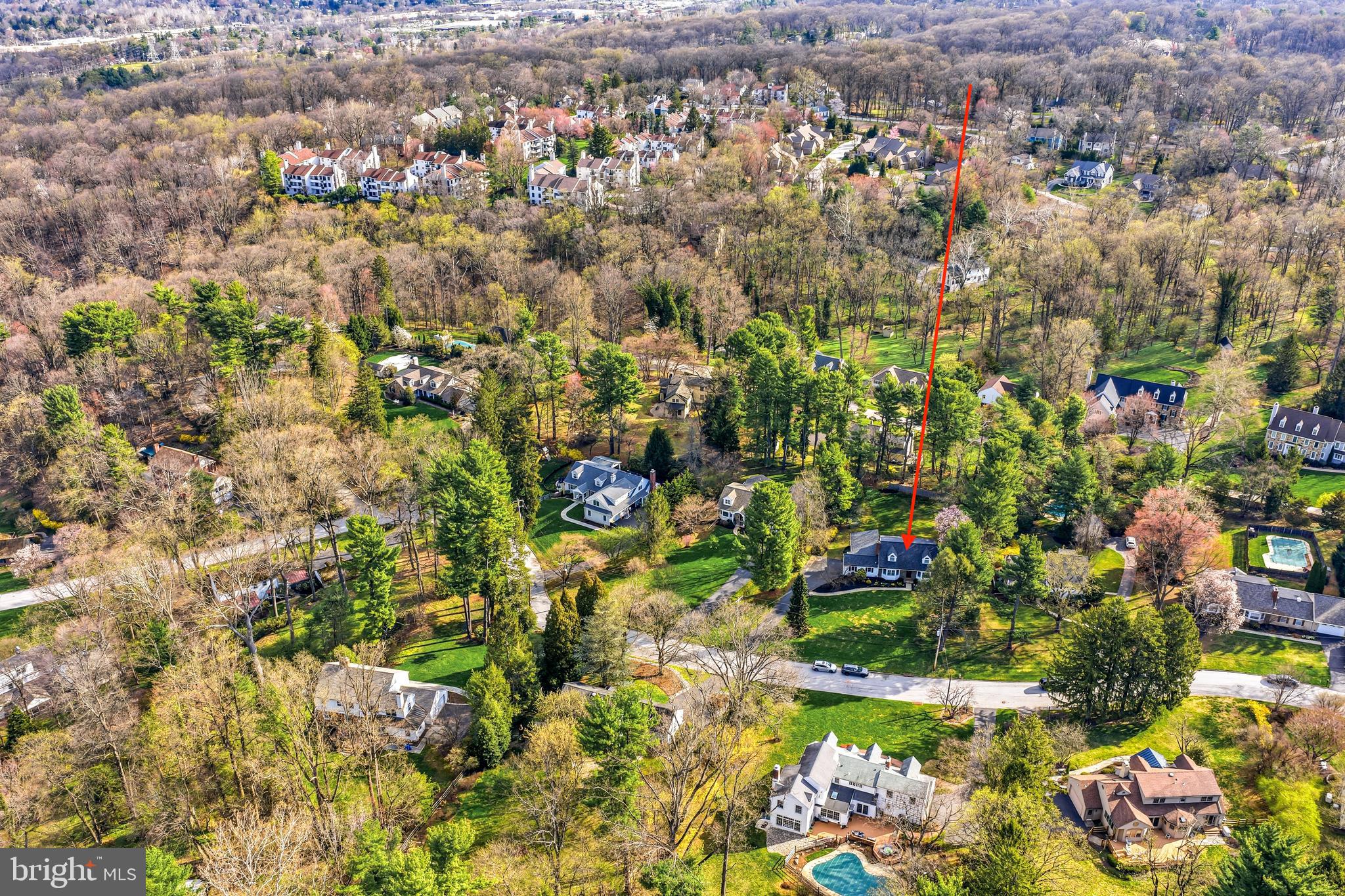 371 Margo Lane Berwyn, PA 19312 - Photo 4 of 68 an aerial view of residential houses with outdoor space