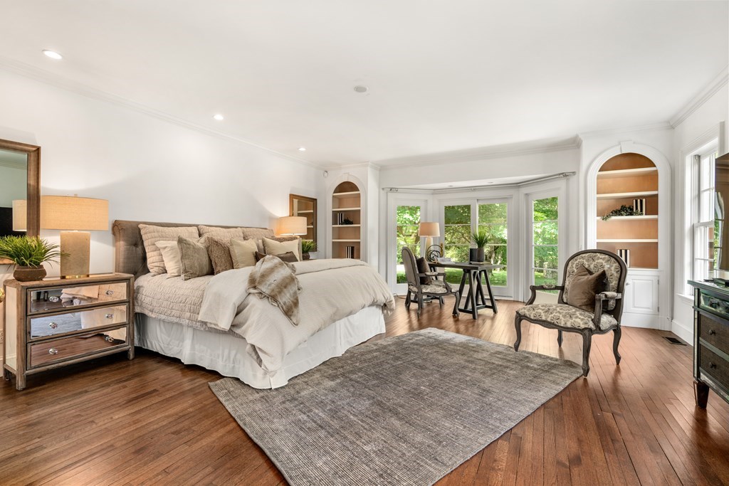 1 Rocky Ridge Road Dedham, MA 02026 - Photo 17 of 38 a bed room with furniture and a wooden floor