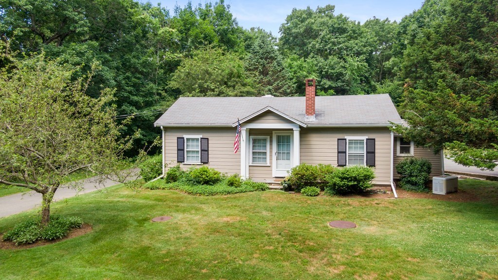 1 Rocky Ridge Road Dedham, MA 02026 - Photo 36 of 38 a view of a house with garden and yard