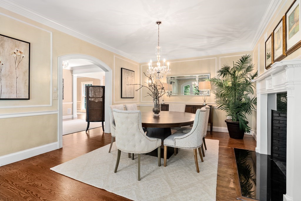 1 Rocky Ridge Road Dedham, MA 02026 - Photo 10 of 38 a view of a dining room with furniture window and wooden floor