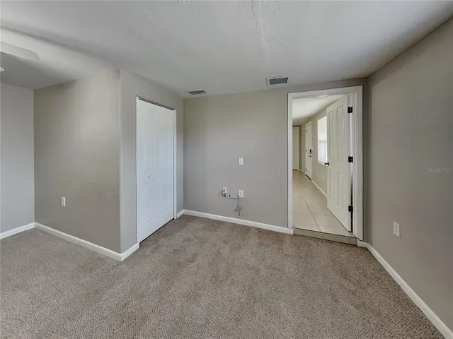 a view of an empty room