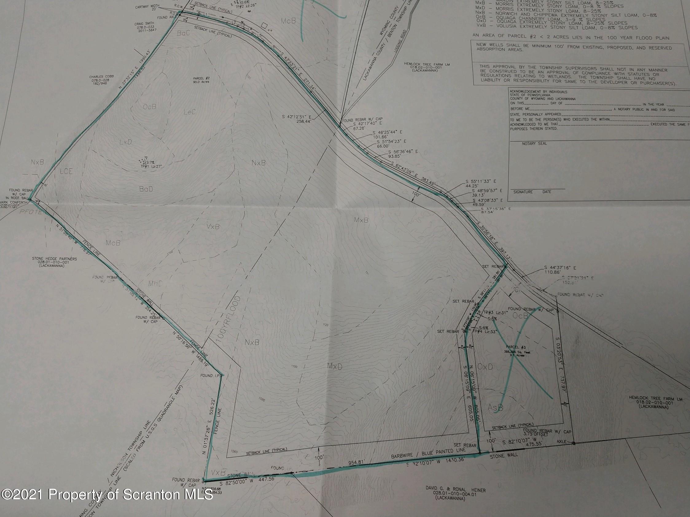 Farnham Road Nicholson, PA 18446 - Photo 5 of 5 Akulonissurveymap