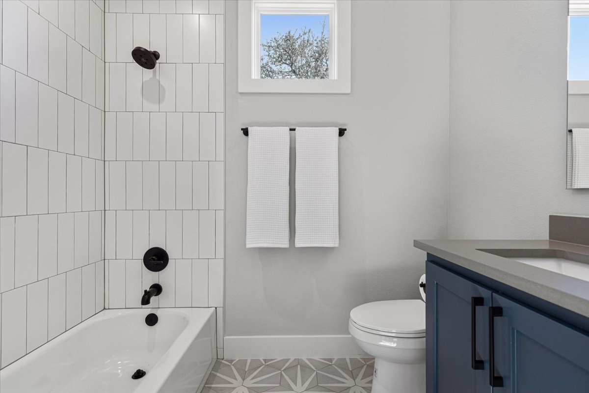 3602 Pennsylvania Avenue, Unit 2 Austin, TX 78721 - Photo 20 of 32 Modern finishes create a clean and stylish bathroom design.