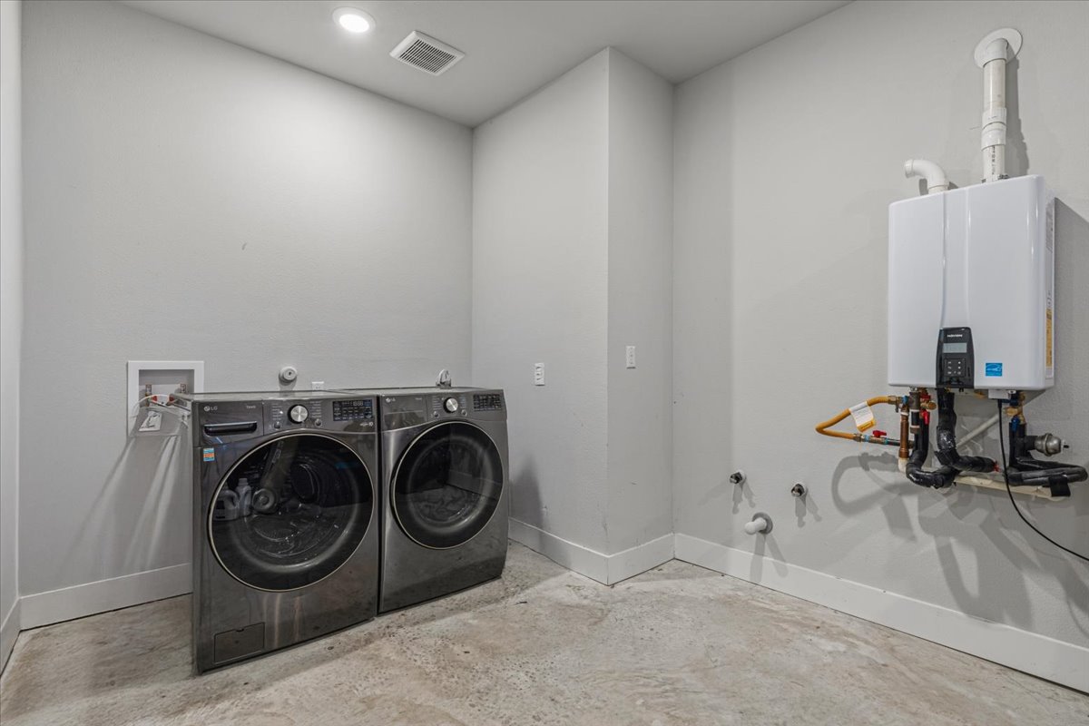 3602 Pennsylvania Avenue, Unit 2 Austin, TX 78721 - Photo 21 of 32 The dedicated laundry area (with sink hook up) offers convenient functionality for everyday living.