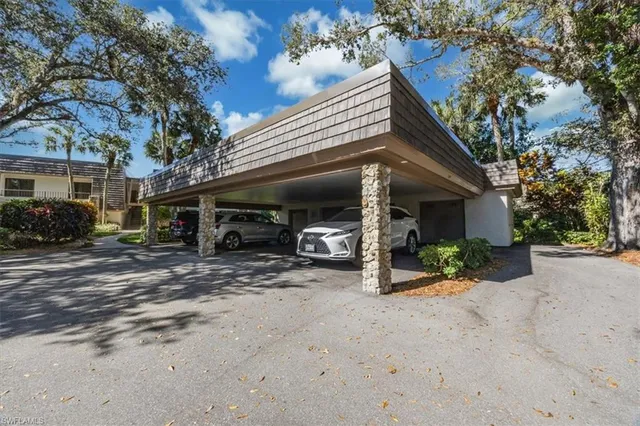 a view of a house with a patio