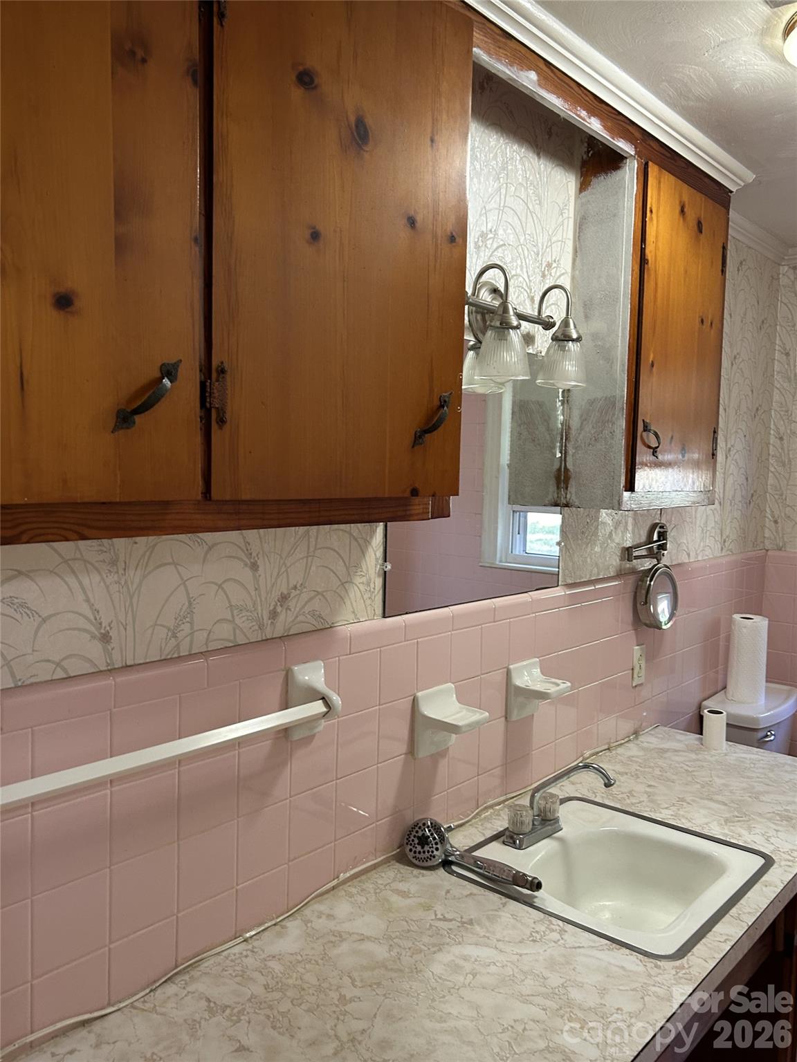 2307 Harris Henrietta Road Forest City, NC 28043 - Photo 27 of 31 a bathroom with a sink and a mirror