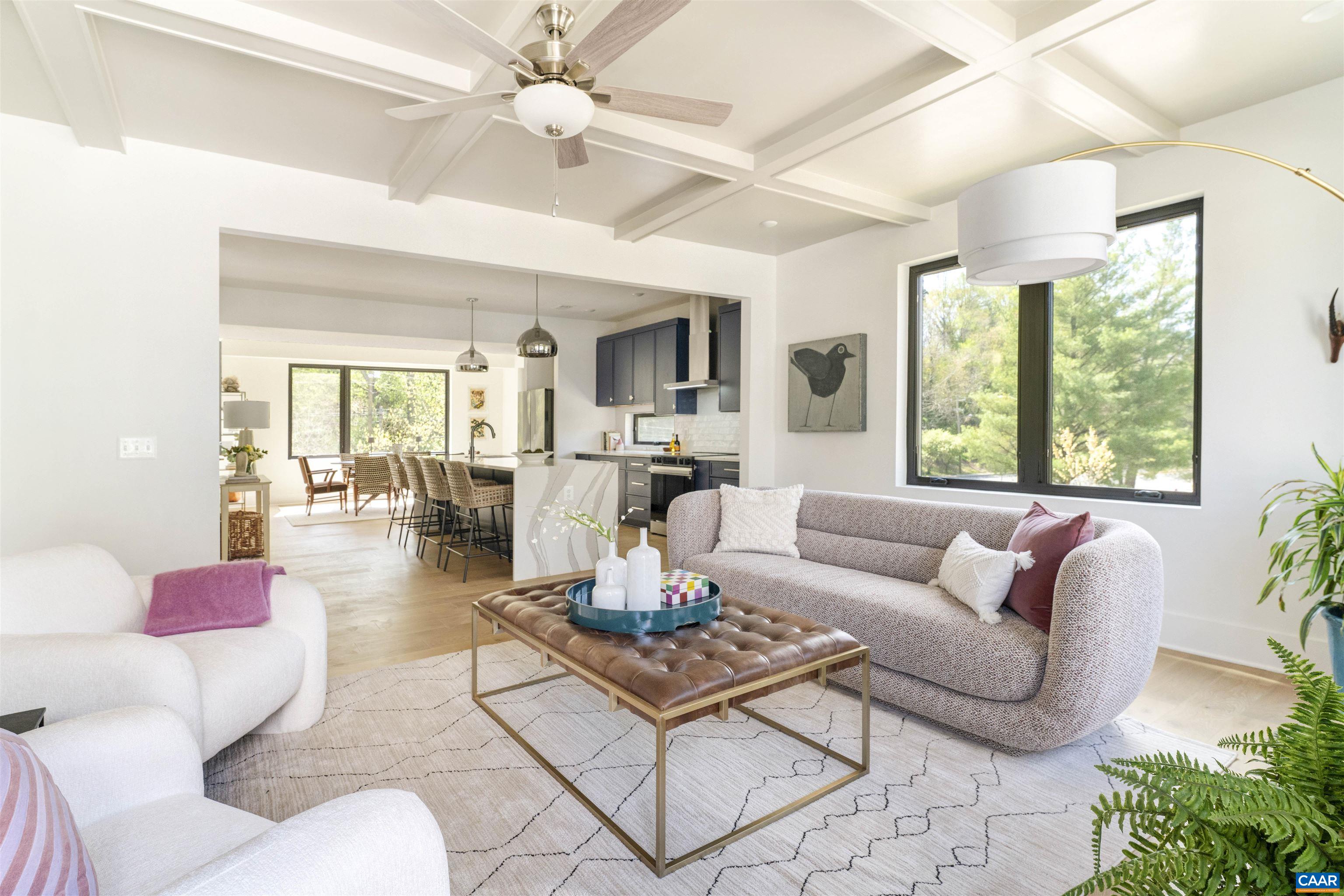 987 5th Street Southwest Charlottesville, VA 22903 - Photo 4 of 33 a living room with furniture and a large window