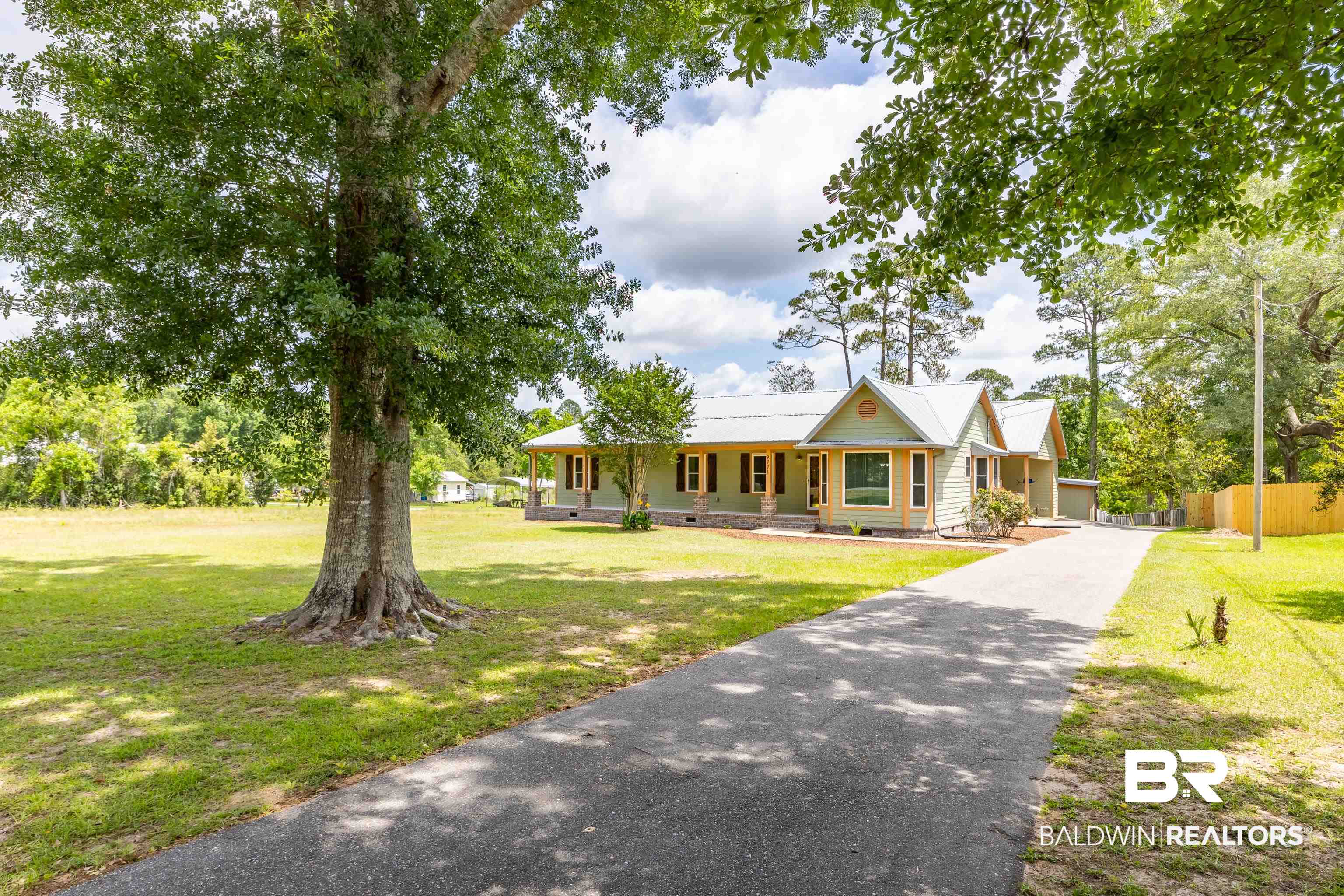A view of the front property.