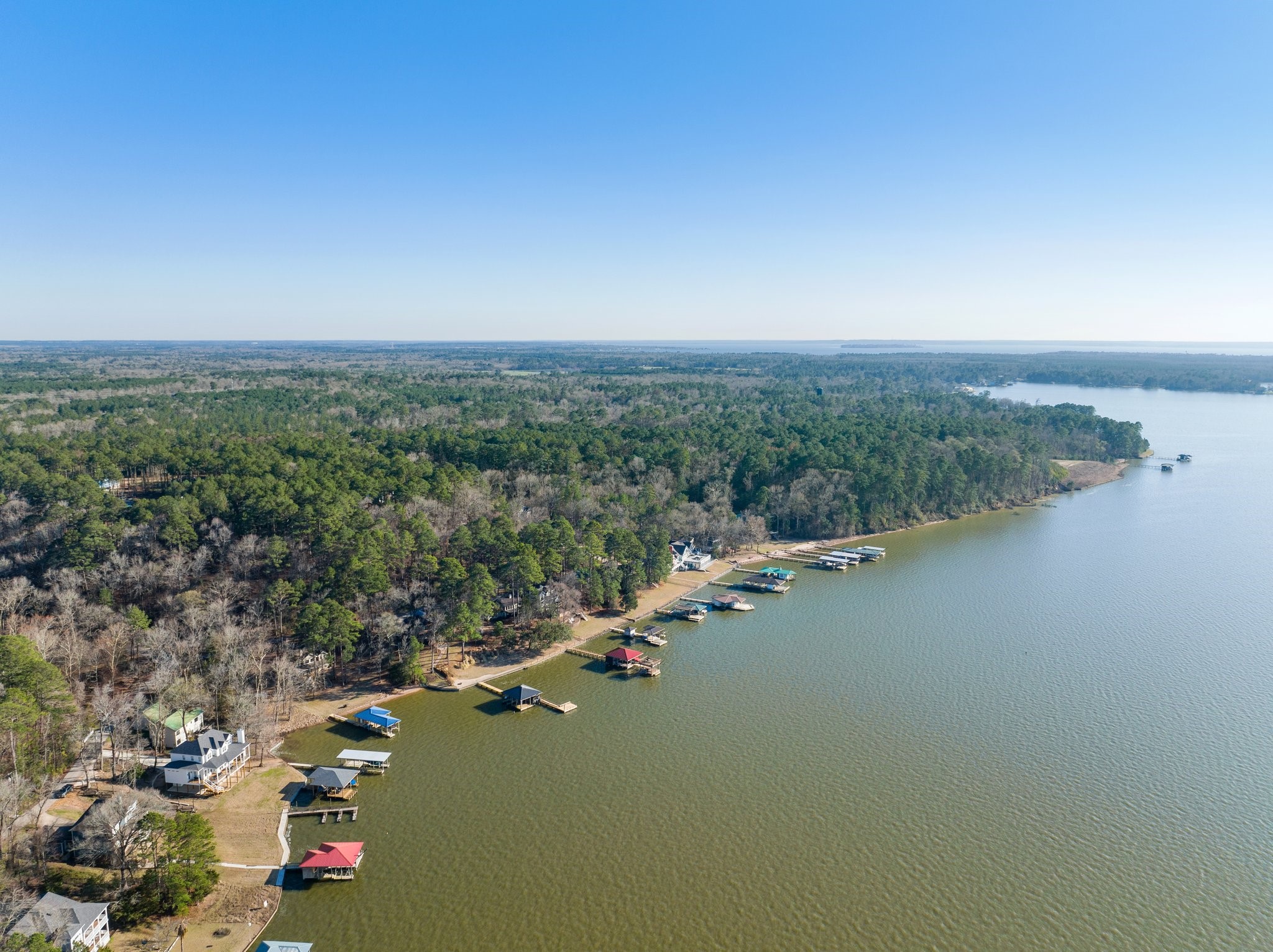 151617 Chain Road Livingston, TX 77351 - Photo 13 of 13 a view of a lake with a city