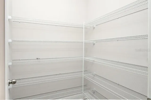 a close view of closet and tap