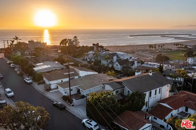 a view of city and ocean