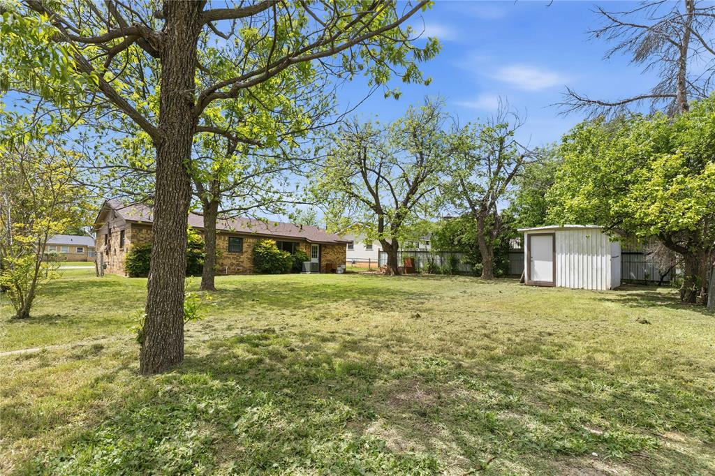 900 West 2nd Street Coleman, TX 76834 - Photo 23 of 28 a tree in the middle of a yard