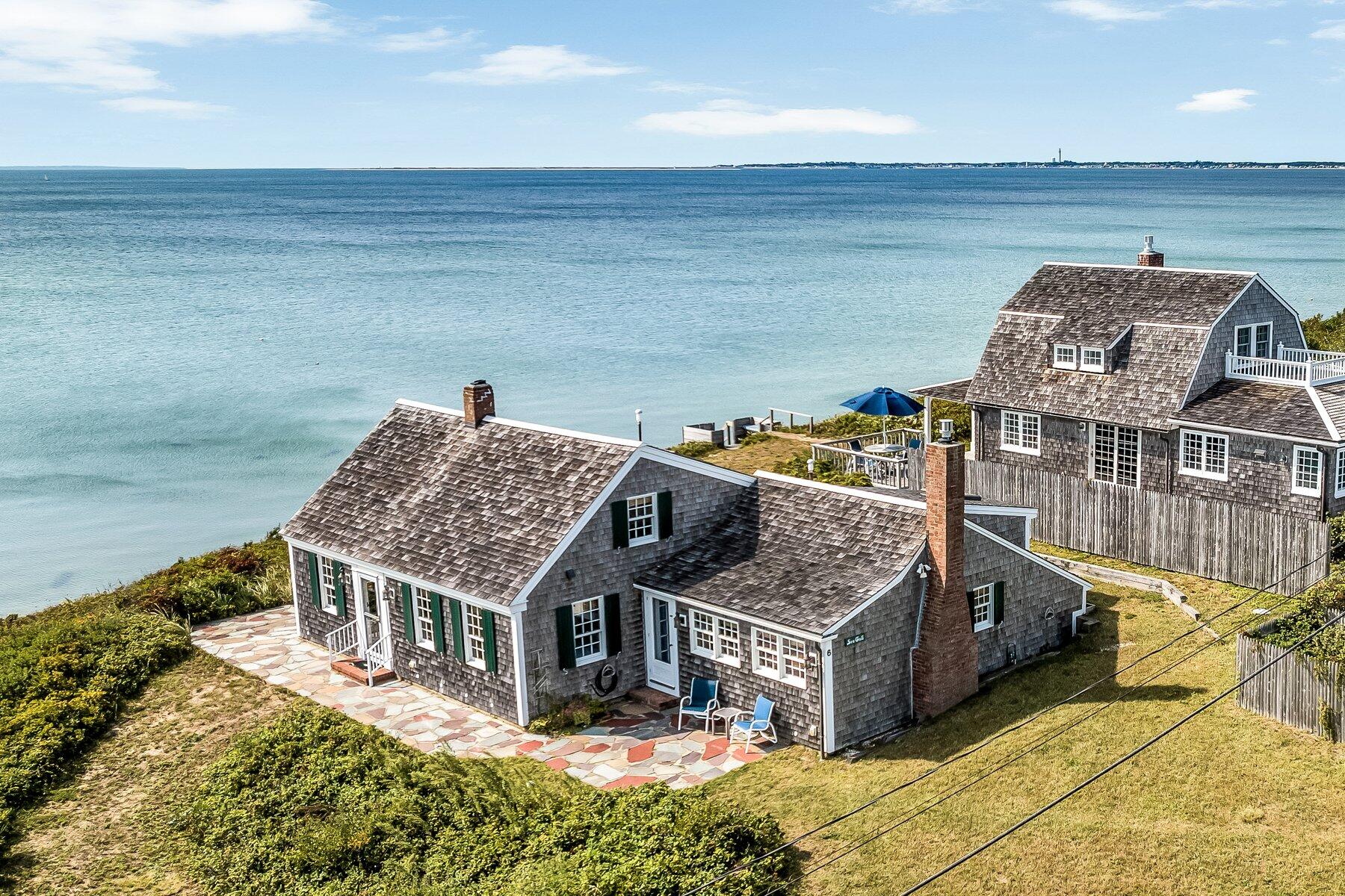 a terrace of a house with wooden floor