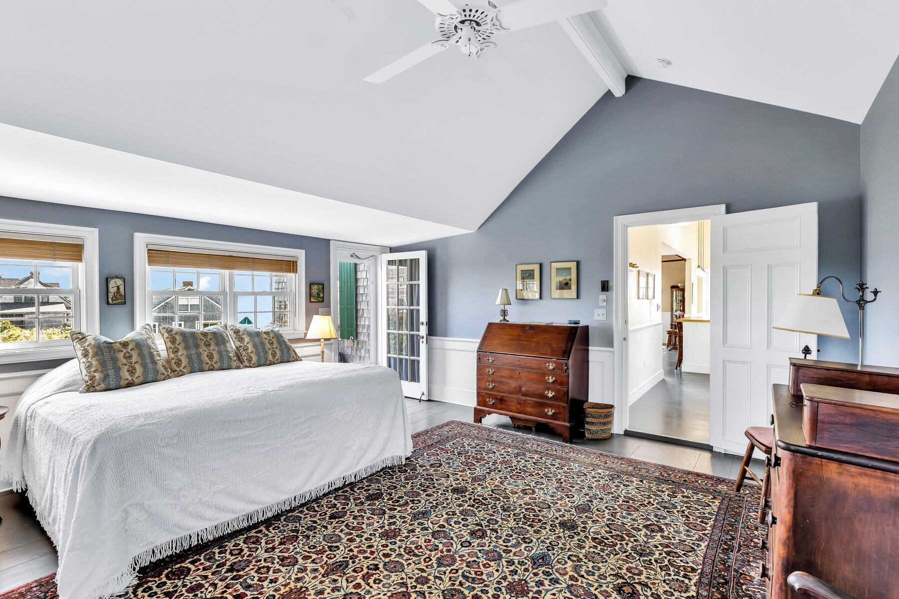 6 Bay View Path Truro, MA 02666 - Photo 20 of 57 a large bedroom with a bed and wooden floor